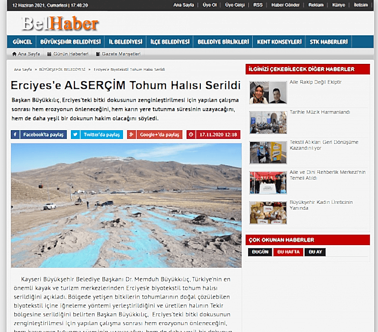 basında biz, doğal tohum halısı, rulo çim
