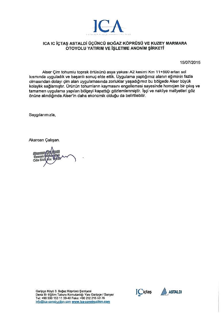 alser çim tarım tekstil sanayi ve ticaret, doğal tohum halısı, rulo çim